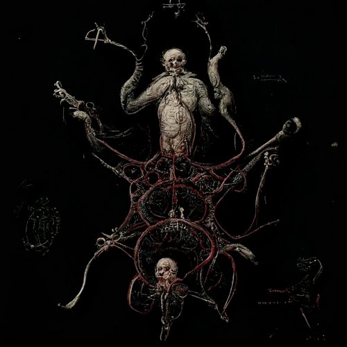 ART_by_JLC's tweet photo. Kind reminder: death exists 😶 This is why I am thankful to dark art, it makes me remember to try and live fully while I can 🔥 How do you like this artwork? The spiderweb-like net is interesting to me!

#JLCollection #CMAnft #SolanaCommunity #SolanaNFT #Solsea #MagicEden https://t.co/UDhuap3uj6