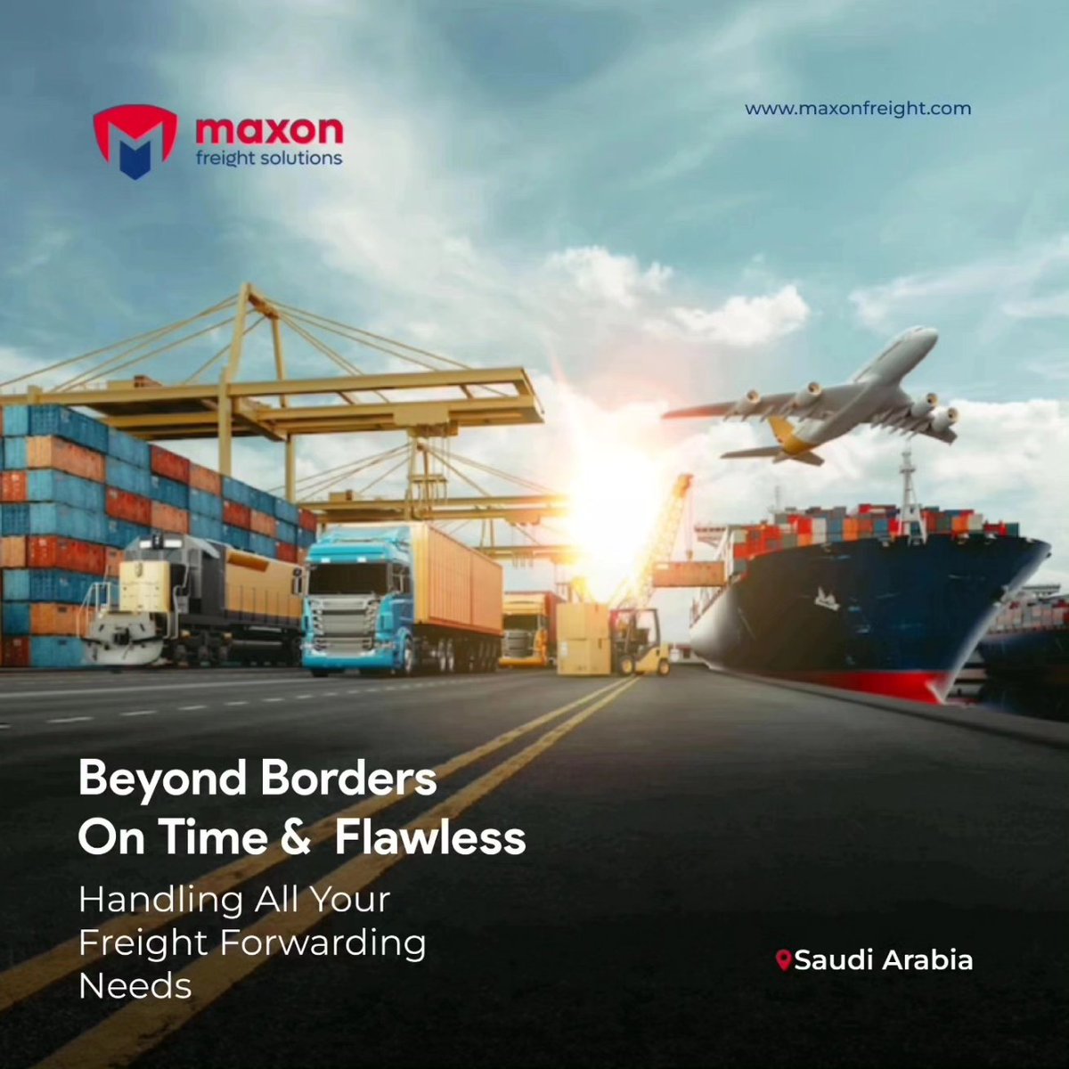 maxonfreight's tweet photo. Seamlessly handling your freight forwarding needs beyond borders! 

#maxonfreightsolutions #maxon #freightsolutions #saudiarabia #Packers #transportation #freightsolutionsinKSA #KSA #saudi  #freighttransfer https://t.co/aCKBCWfRcE