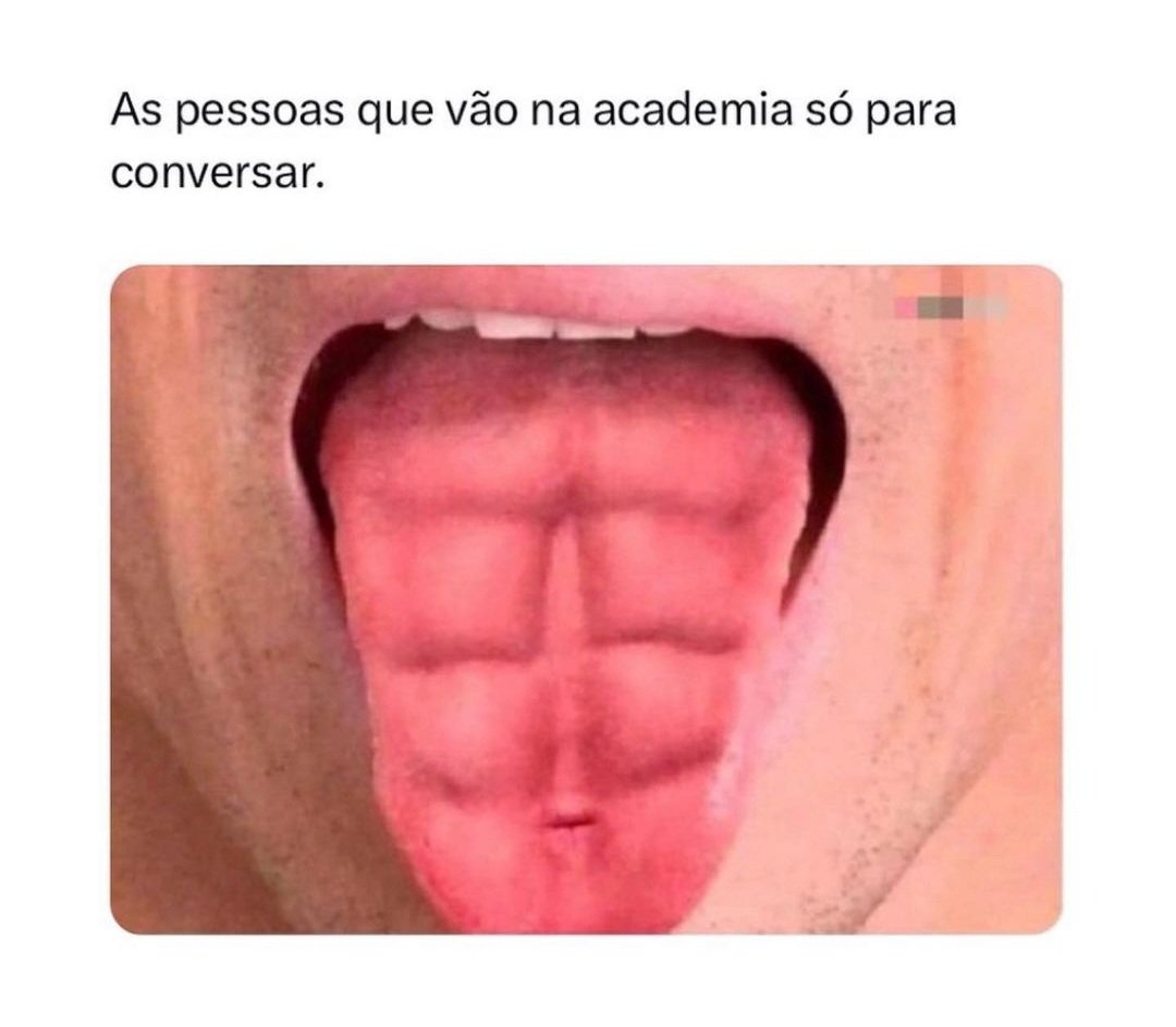 Marcosoficialsl's tweet photo. A língua de quem só vai para academia fofocar.
#língua #malhar #viral https://t.co/zsuyJlEGGC