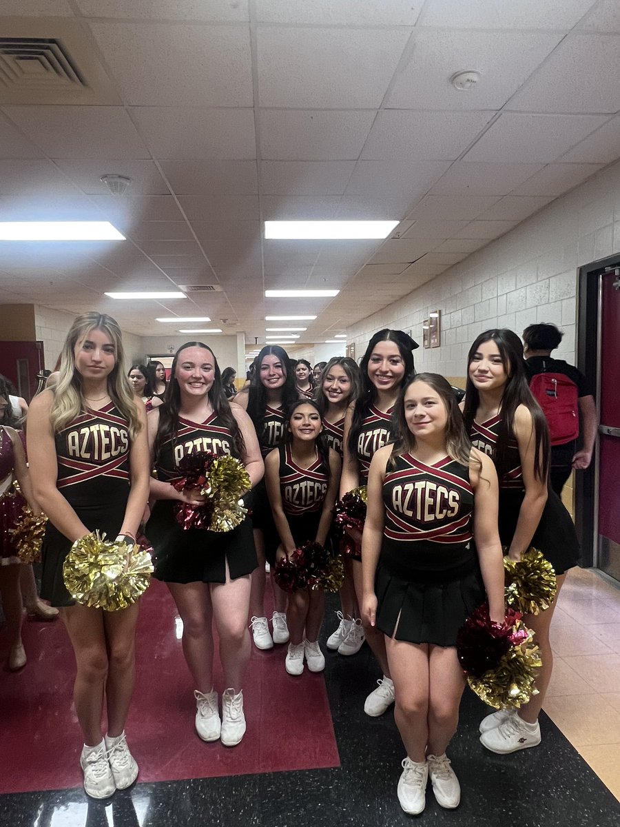 Last “First Day of School” picture for these Seniors!! #AztecCheer #Senior2024 #AztecCheer
