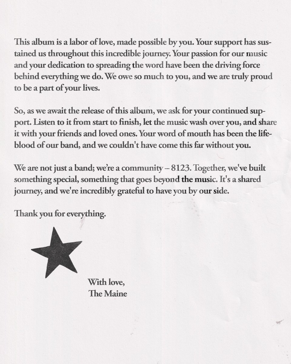 Tonight. 12AM EST. 9PM PST. The album is yours. Get ready 🪩