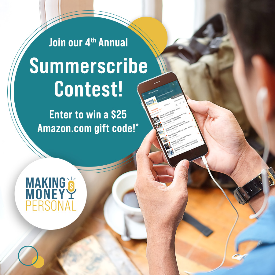 Making Money Personal Podcast (@tcupodcastmmp) on Twitter photo Want a chance to #win a $25 #Amazongiftcode? Enter our Summerscribe #contest now! To enter, subscribe to us on a #podcast platform, take a screenshot showing your subscription, and email it to tcupodcast@trianglecu.org.
*Visit triangleuniversity.org/contests/ for more details. Want a chance to #win a $25 #Amazongiftcode? Enter our Summerscribe #contest now! To enter, subscribe to us on a #podcast platform, take a screenshot showing your subscription, and email it to tcupodcast@trianglecu.org.
*Visit triangleuniversity.org/contests/ for more details.