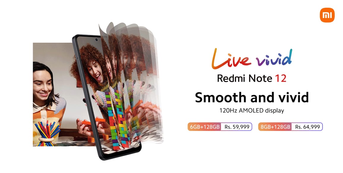 The #RedmiNote12 comes in two versions: 6GB+128GB and 8GB+128GB.