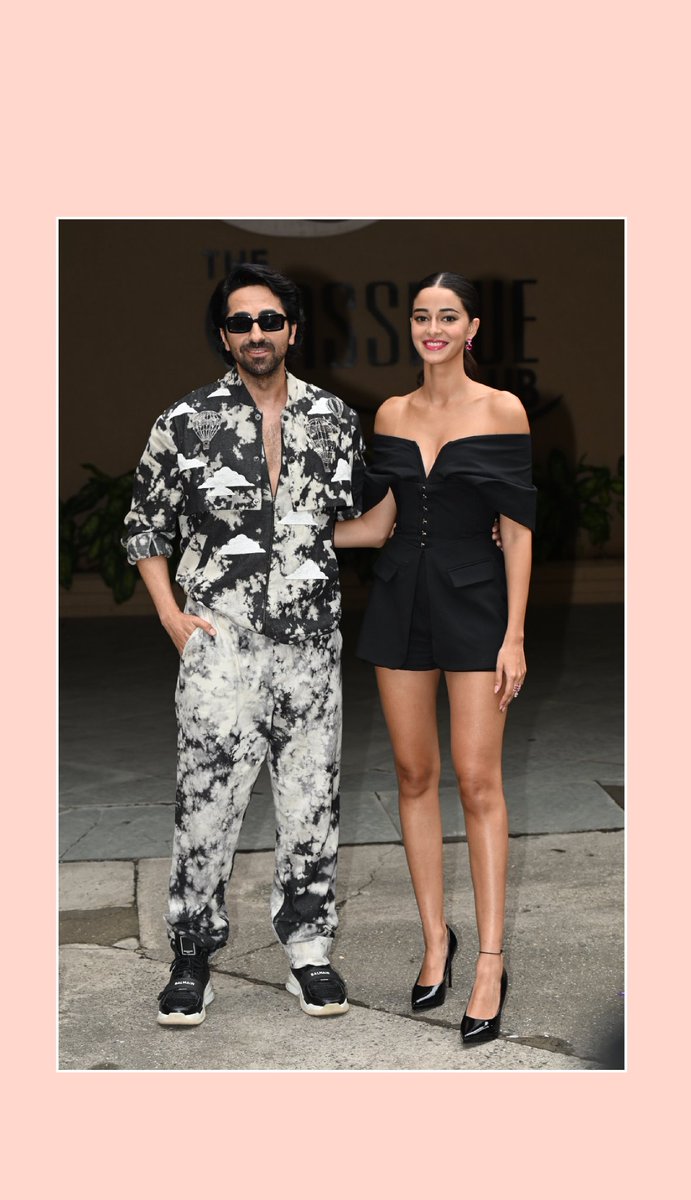 sheltemilind's tweet photo. @ayushmannk @ananyapanday #promoting #DreamGirl2 #bollywood #movies #fashion #style #actors #entertainment https://t.co/xd159PRZcg
