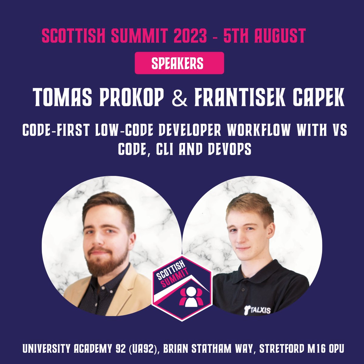 .<a href="/prokytom/">Tomas Prokop</a> and František Čapek will be presenting as a duo for #ScottishSummit2023 in Manchester!

Tired of watching loading indicators in make.powerapps.com and conflicting with other team members?

Accelerate, automate and scale your low-code development with:
⭐ Visual