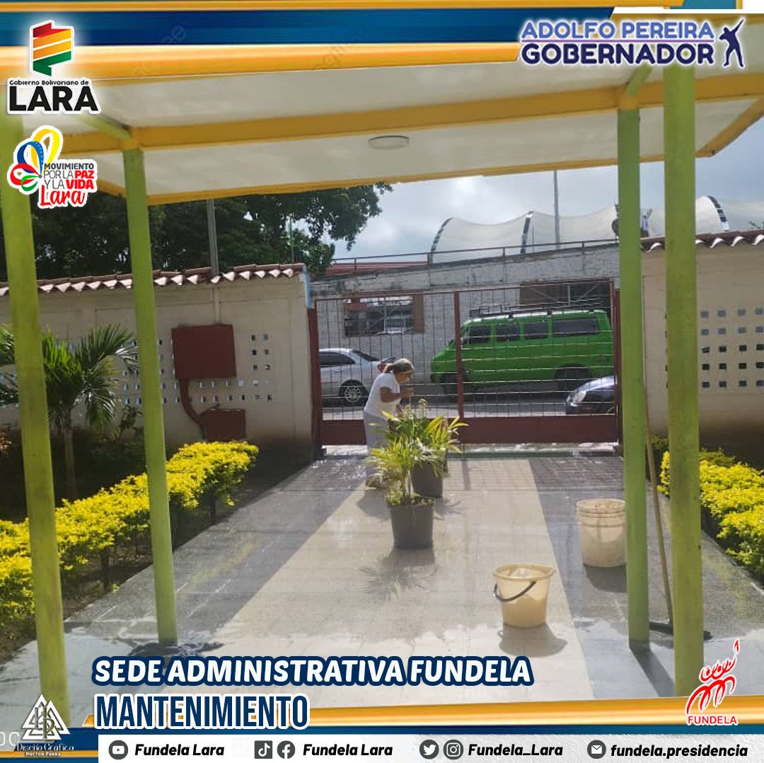 31Jul | ¡Hermosa! 🌸🌿
Gracias al trabajo permanente de jardineria y embellecimiento del equipo, así luce la entrada principal de nuestra sede administrativa.
¡Te esperamos! 
<a href="/AdolfoP_Oficial/">Adolfo Pereira Gobernador</a>
<a href="/NicolasMaduro/">Nicolás Maduro</a> <a href="/MervinMaldonad0/">Mervin Maldonado</a> <a href="/Miguelangel_gch/">Miguel González</a>
#MaduroTieneUnBeta