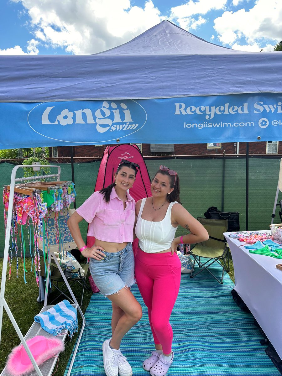 Had the best time yesterday with @ralongii promoting Longii Swim ♥️ If you need a new swimsuit this summer, Longii Swim has all recycled fabric and also is owned by my best friend ✨