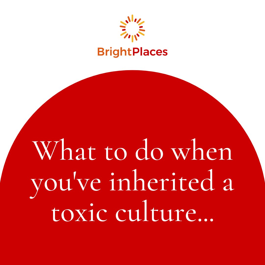 Stepping into a leadership role is a challenge in and of itself, but inheriting a toxic culture can make it even more difficult. 

Learn more below:
bit.ly/3DEdmep

#leadershipdevelopment #newleadership #leadership #greatleaders #jobskills #culture #brightplaces