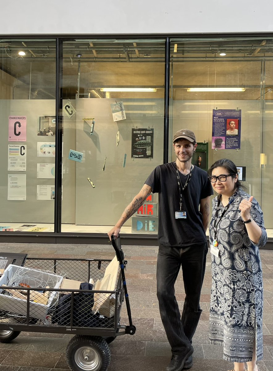 Earlier this month, installed Central Saint Martins Changemakers 2023 exhibition with Cristiano, a fabulous collaboration with <a href="/lethabygallery/">Lethaby Gallery</a> <a href="/csm_news/">Central Saint Martins</a> 

instagram.com/p/Cu7WOe7o_sC/…

#csmchangemakers