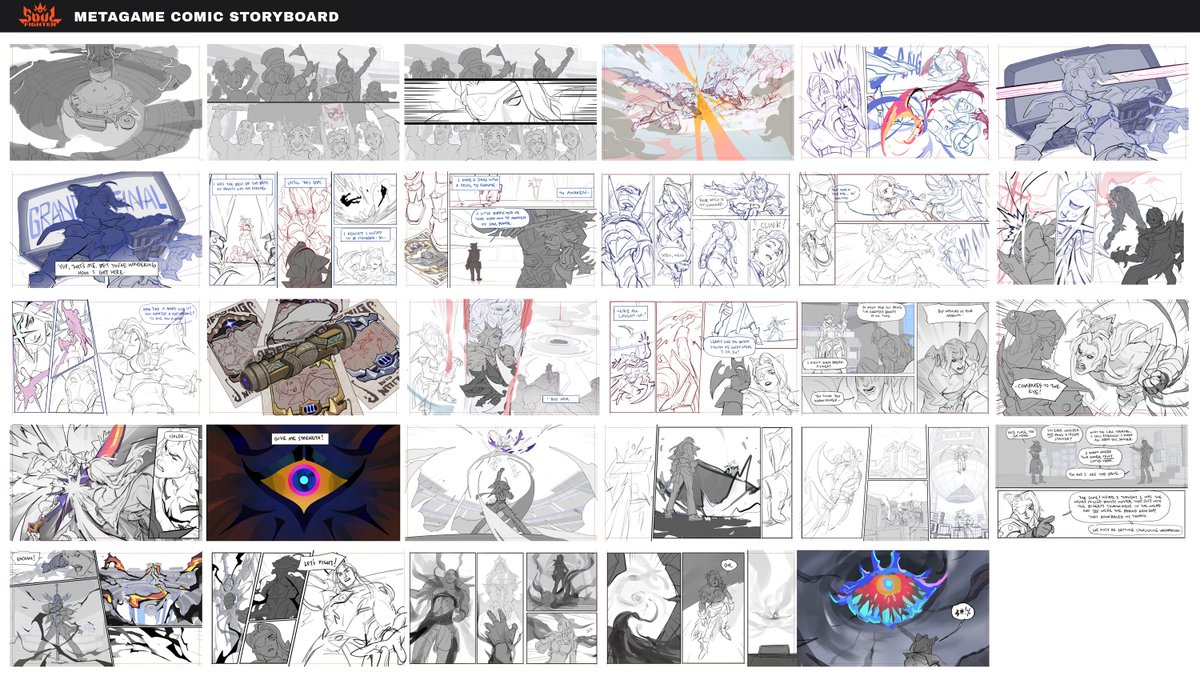 @AnsonArtomica  and I teamed up on the storyboards to try and deliver the story in an efficient way, cus scope blows up exponentially with page count.. and we punched through with the clear vision from Steve and Ty.