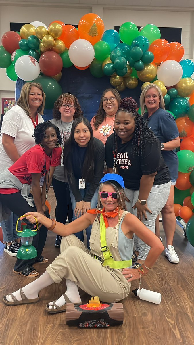 PreK and K found the forest among the trees! They are ready to support our youngest learners!!! #cardinalpride #campimpact