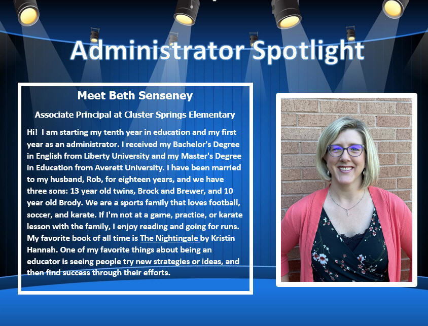 HCPSDistrict's tweet photo. Leading up to the start of the new school year, we are spotlighting our administrators! Learn more about them as a leader and person. Stay tuned for more spotlights! https://t.co/2Izlu3rivQ