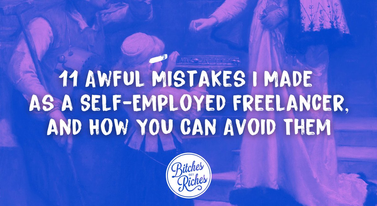 11 Awful Mistakes I Made as a Self-employed Freelancer, and How You Can Avoid Them bitchesgetriches.com/mistakes-i-mad… via @bitchesgetrich #freelancing