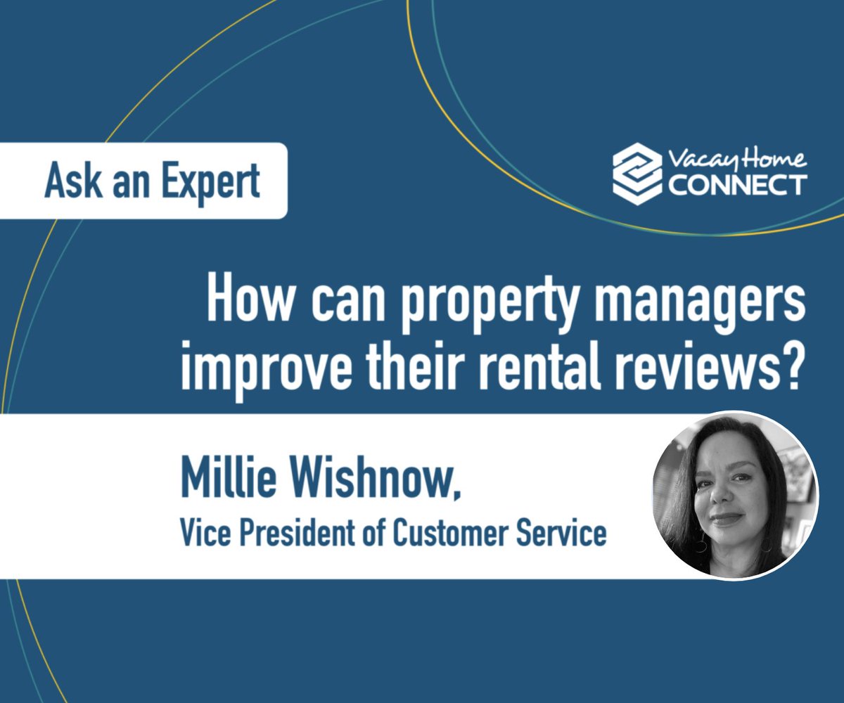 VacayHome's tweet photo. How do I improve my vacation rental reviews?

It’s one of the most common discussions in our industry. We asked our VP of Customer Service and Client Support, Millie Wishnow, to share some quick tips on how property managers can improve their reviews.

https://t.co/MvDH0gncn0 https://t.co/K1KOoTsehJ