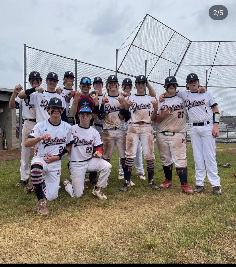Jacob Michaux24 (@jacobmichaux) on Twitter photo Thank you <a href="/ProspectsDoddy/">Detroit Prospects-Doddy 17/18U</a> for another great season can’t wait for next year 🤘🏻
Hitting stats
370 avg
30 hits
81abs
24rbis
Pitching:
48.2 ip
54ks
2-0 pitching record in championship games Thank you <a href="/ProspectsDoddy/">Detroit Prospects-Doddy 17/18U</a> for another great season can’t wait for next year 🤘🏻
Hitting stats
370 avg
30 hits
81abs
24rbis
Pitching:
48.2 ip
54ks
2-0 pitching record in championship games