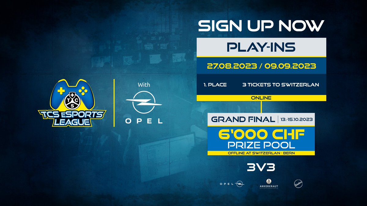 ❗️ ATTENTION ❗️ #RocketLeague players:

🤯 You can now register for our Play-Ins.

Tag your 2 go-to teammates who need to sign up with you! 🤗