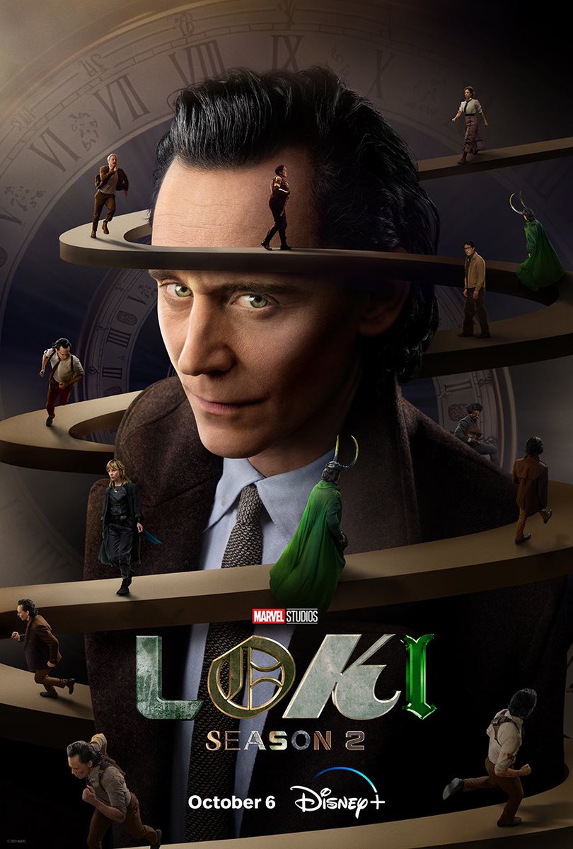 #Loki through the #DisneyPlus timeline. Season 2 arrives this October #MarvelStudios