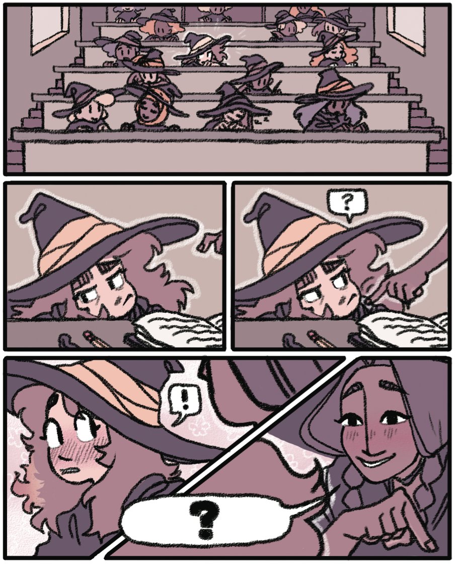 In 2018 I made the comic 'Tinder' - A Queer Witches Love story 🏳️‍🌈✨👩‍❤️‍💋‍👩🏳️‍⚧️

I realized I never posted it to twitter, so I hope ya'll enjoy 💕
Comic Thread 1/4 🔥