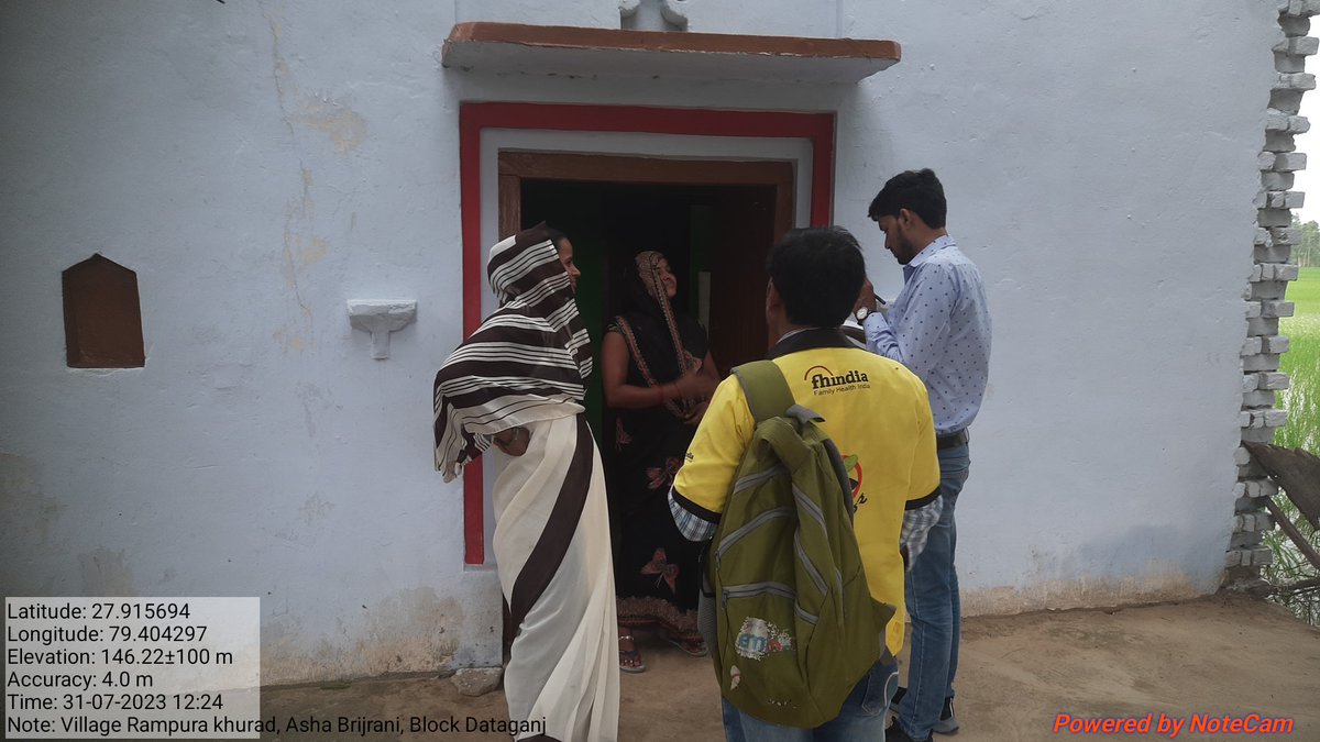 #EmbedBadaun family health India project duwara District Budaun block dataganj ke Village Rampura khurad me DC sir ke sath home visit me community ke logo ko malaria Dengue se bachav hetu jankari di.
#malaria
#Dengue
#malariafreeIndia
<a href="/sksomya/">Som Sharma</a> 
<a href="/Ani212215/">Anirudh Singh</a> 
<a href="/Archana2442/">Archana Yadav</a>