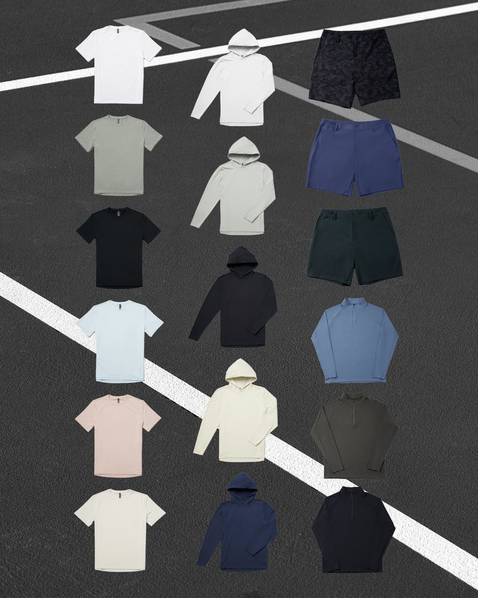 AsherGolf's tweet photo. Just Dropped ๐
The Sport Collection, featuring the New Sport Short, Rise and Grind Hoodie and more, is Available Now In-Store and Online. #AsherGolf https://t.co/JcNzAHgkxJ