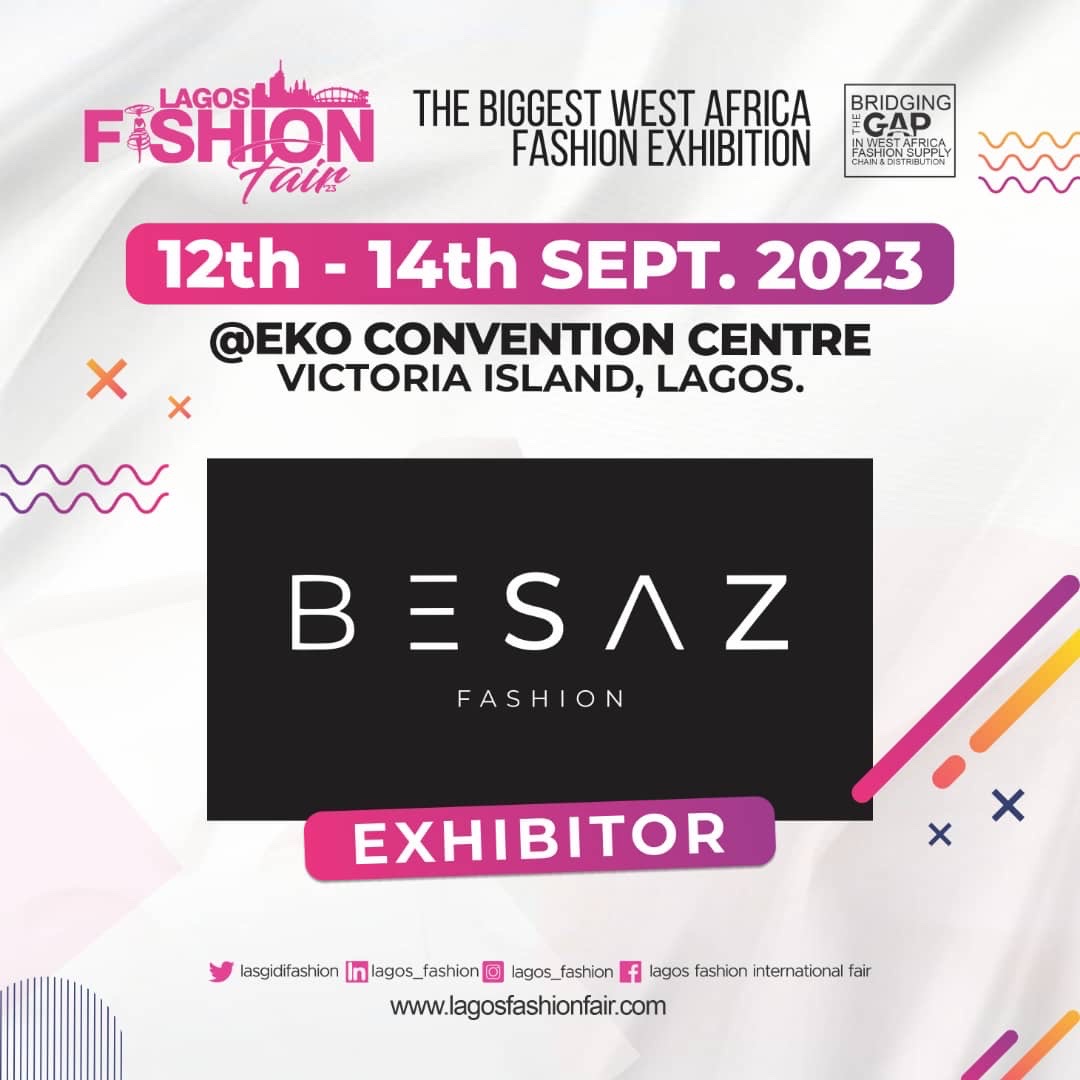 BeSazBoutique's tweet photo. Besaz Fashion will be LIVE at the BIGGEST FASHION EXHIBITION IN WEST AFRICA: The Lagos Fashion Fair!! 

Calling on all fashion lovers to join us on this amazing exhibition

See you there!!!
.
.
.
#lagosfashionfair #lagosfashionfair2023 #besazfashion #lagosfashion #fashionfair https://t.co/6DbfNL0dsS