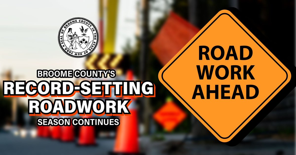 This week’s scheduled work on Broome County roadways: gobroomecounty.com/dpw/release/ro…