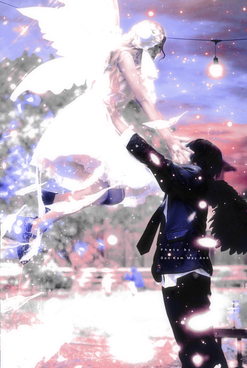 donart789's tweet photo. #cosplay #angels #demons #photography #anime #couple #天使のご奉仕 #角色扮演 #摄影 https://t.co/JES8OTjt5n