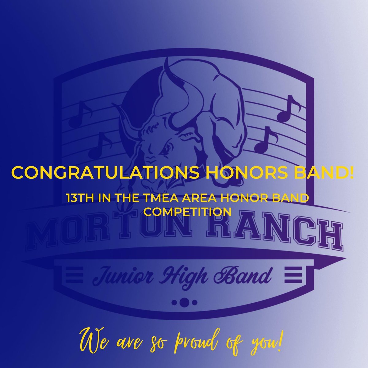 Morton Ranch Junior High Bands tweet media