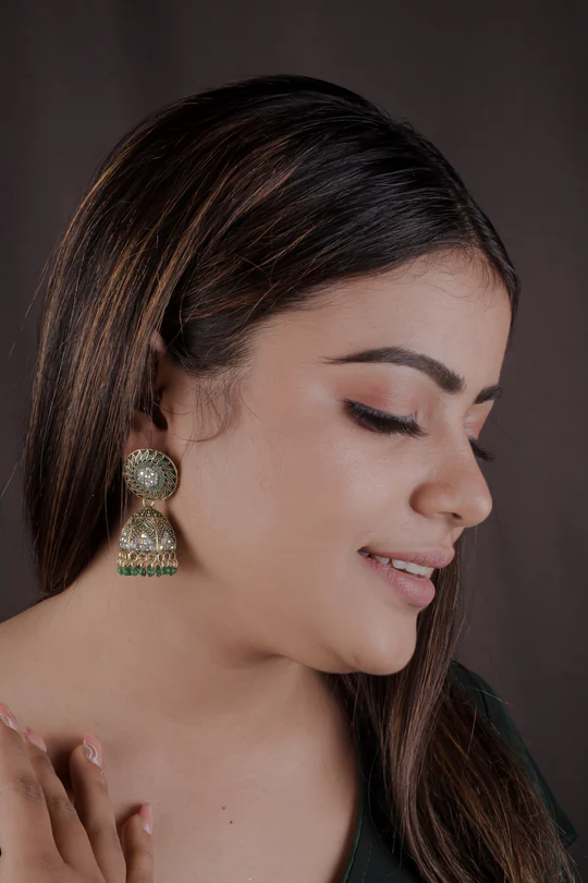 Me2youI's tweet photo. This festival Add Some Unique Jhumka Earrings With Green Pearl Hangings. 

Grab it - https://t.co/oG4ofI1eYU 

#JhumkaEarrings #GreenPearl #Hangings #Earrings #EarringsforWomen #me2you #festivalvibes #giftforsister #giftforher https://t.co/19Stoj3jxt