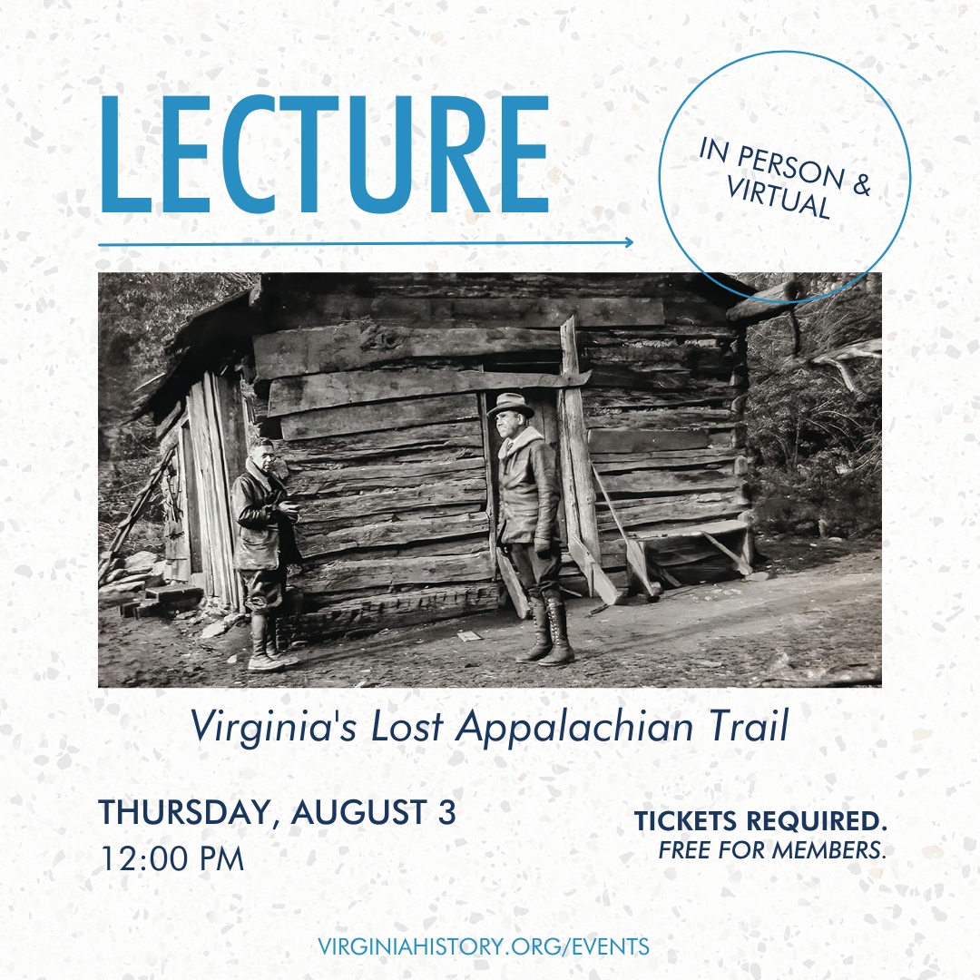 Join the VMHC for BrewHaHa, First Fridays, 'Virginia's Lost Appalachian Trail' lecture w/ Dr. Mills Kelly of @GeorgeMasonU & Roy Rosenzweig Center for History and New Media, plus Front Lawn Fun, Stories at the Museum, & an 'Apollo' tour w/ @VMHCEducation. l8r.it/6eHd