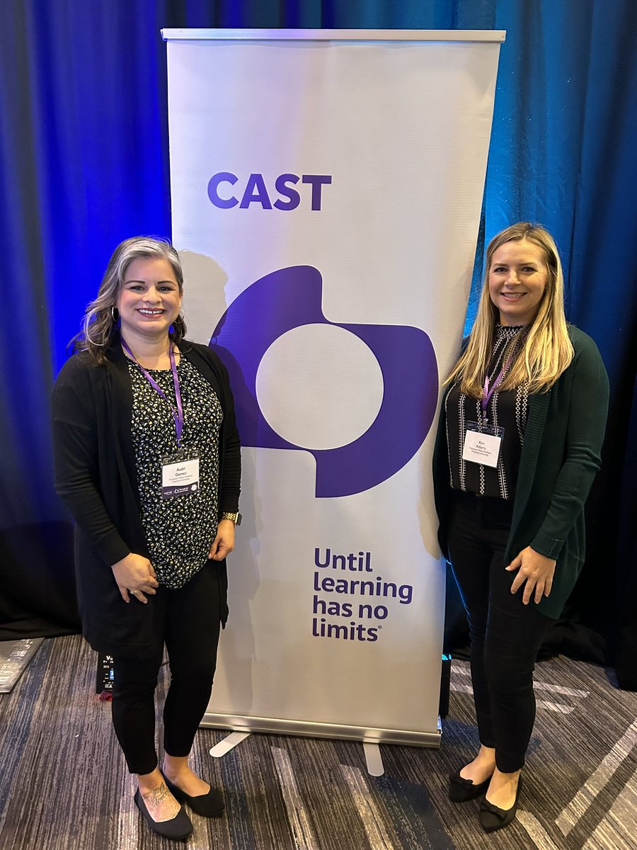 TPIChapman's tweet photo. @AudriGomez and @kariadams82 from TPI made it to Denver for the 9th annual @CAST_UDL Symposium #UDLlens https://t.co/bYfT865iMl