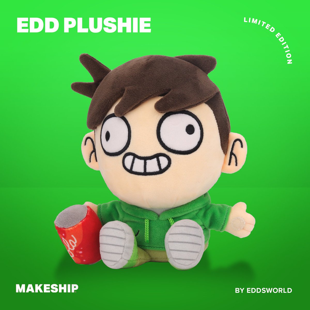 eddsworld　エッズワールド　edd　エッド　MAKESHIP　ぬいぐるみ Eddsworld Makeship edd Plush Toy Gifts for Teens Kids Girls Doll