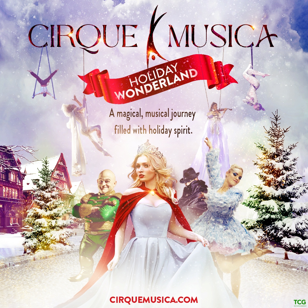 📣JUST ANNOUNCED📣 | Cirque Musica - Holiday Wonderland Coming to the Tobin on December 20! ⭐️ MEMBER pre-sale NOW! 🎟 Public on-sale: FRIDAY at 10AM! 🔗 Visit link in bio or bit.ly/tobin-cirquemu… to learn more!