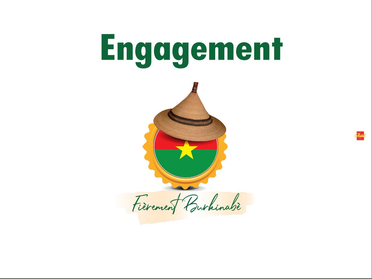 BrakinaOfficiel's tweet photo. Fièrement engagé !

#Brakina #BurkinaFaso #Iwilli https://t.co/rTVzjdz8mH
