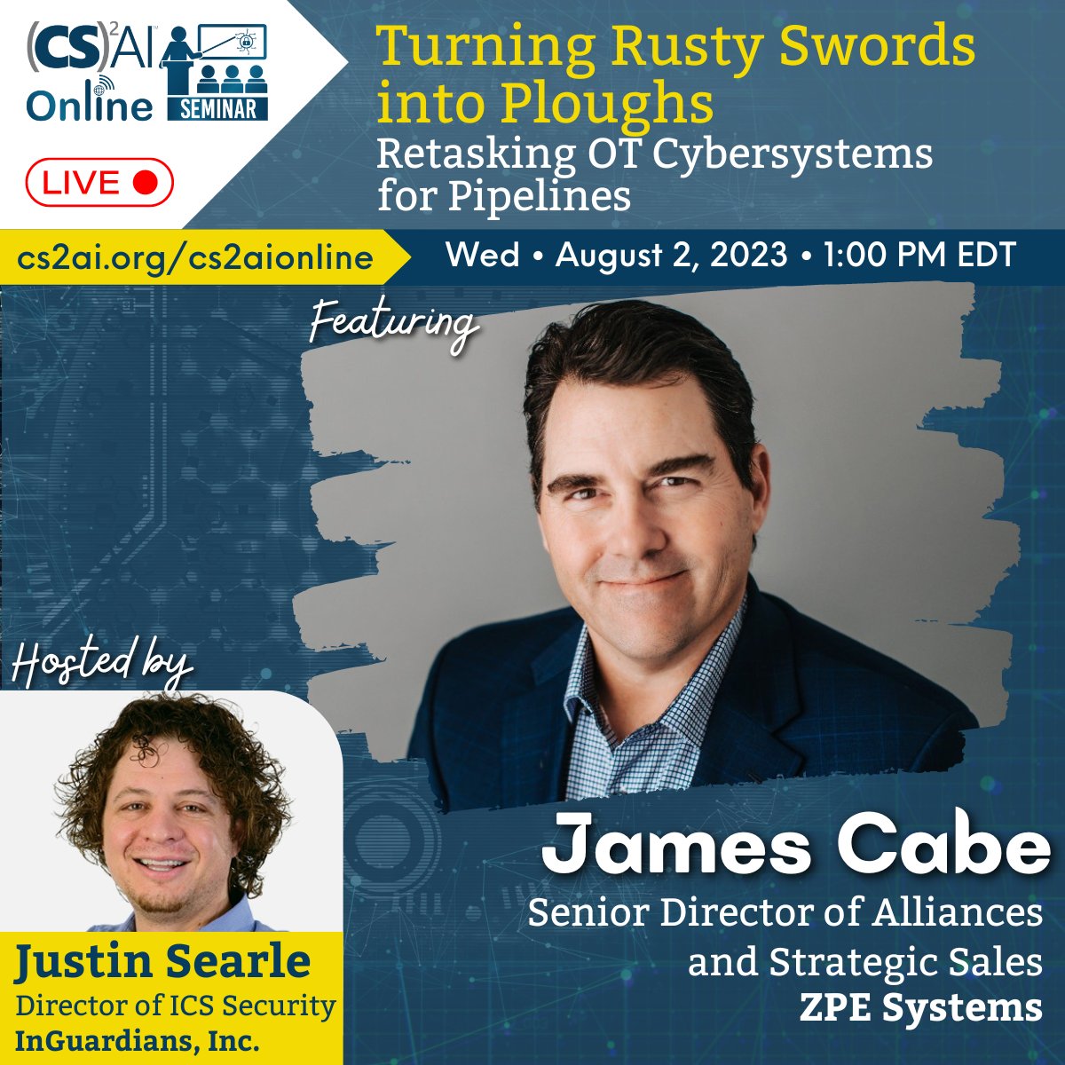 cs2ai's tweet photo. Join @how2cloud, Sr. Director at #ZPESystems, in discussing the importance of operationalizing #OTcybersecurity for critical #pipelines &amp; #highways. 🚀 Learn how to protect our economy's lifelines! Register here: https://t.co/0EglAoFT1U #Cybersecurity #Pipelines #Cybersystems https://t.co/tT0vY3ulQs