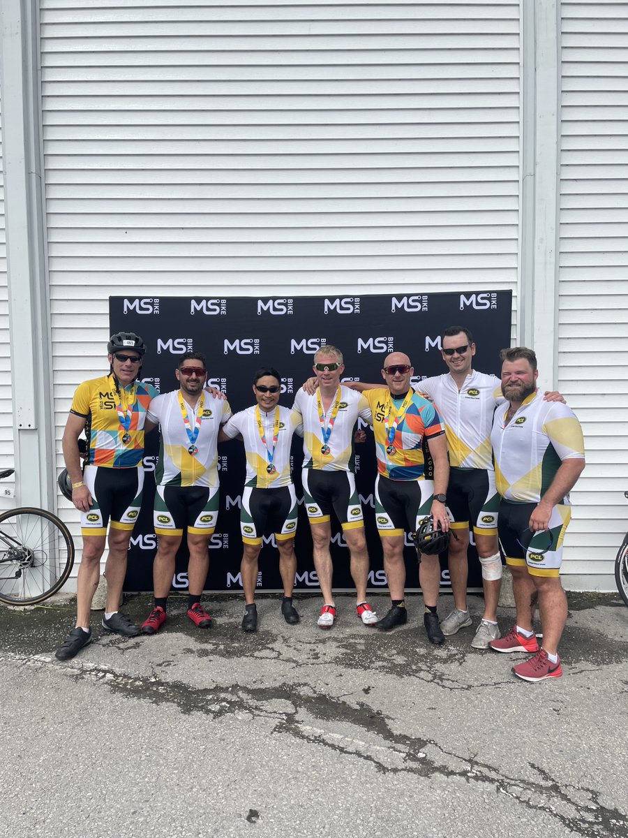 BadryMyke's tweet image. Incredible experience participating in #MSBike over the weekend. So proud of @PCLConstruction’s #PCLToronto team for riding 150 km and raising over $23,000 for @MSCanOfficial. Together, we can help create a world free of MS. #BeyondtheBuild #MyPCL