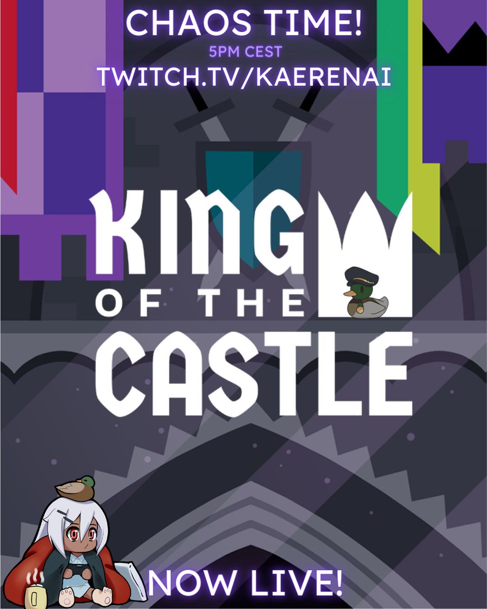 Now live! After much hiatus and scheduling thingies, @kotc_game Monday returns! Im still not entirely recovered, but we can get a good game in. Drop in and say Hi! #Vtuber #ENVtuber #VTuberUprising twitch.tv/kaerenai