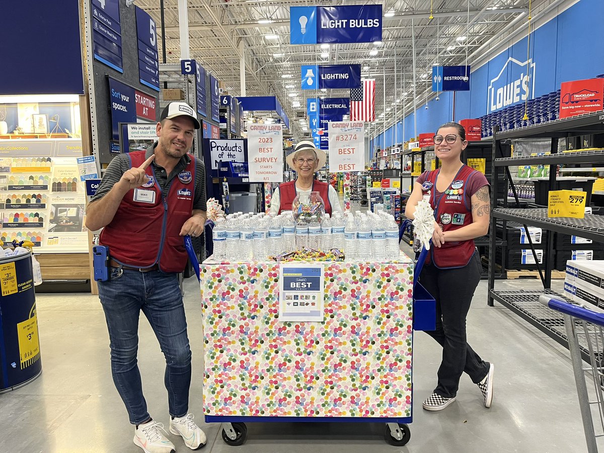 Michael Whitford (@_whitford_mike) on Twitter photo 3274 getting ready to be the BEST of the BEST tomorrow! 🥳🎉🍬🍭 #bestsurvey #heretowin #funstore #candyland <a href="/BlueBoxR1/">@BlueBoxR1</a> <a href="/dlschroder/">Diane Schroder</a> <a href="/JonesNormajo/">Norma Jones</a> <a href="/bcscott33/">Brian Scott</a> @meronH1290 <a href="/ShuellWilliam/">William Shuell</a> <a href="/BenitoKomadina/">Benito.Komadina<a href="/Lowes/">Lowe's</a></a> @Lowes 3274 getting ready to be the BEST of the BEST tomorrow! 🥳🎉🍬🍭 #bestsurvey #heretowin #funstore #candyland <a href="/BlueBoxR1/">@BlueBoxR1</a> <a href="/dlschroder/">Diane Schroder</a> <a href="/JonesNormajo/">Norma Jones</a> <a href="/bcscott33/">Brian Scott</a> @meronH1290 <a href="/ShuellWilliam/">William Shuell</a> <a href="/BenitoKomadina/">Benito.Komadina<a href="/Lowes/">Lowe's</a></a> @Lowes