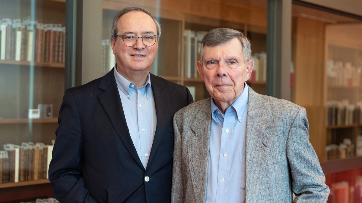 kulibraries's tweet photo. "KU has always been an outstanding university, but the libraries have been and are still the heart of it." 

Gift from Bergeron &amp; Sousa establishes exhibit series at Spencer Research Library to strengthen ties to @UnivOfKansas, community &amp; beyond.

🗞️https://t.co/TXk9inneOJ https://t.co/49YrzQN1w5