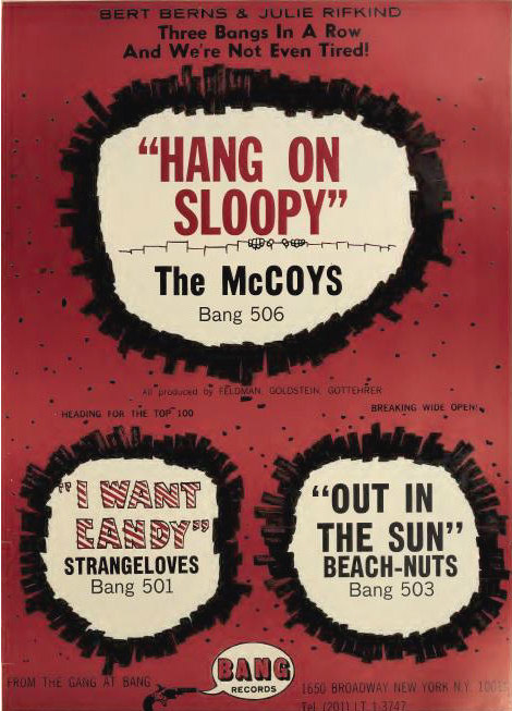 Sloopy hangs on
in a very busy part of #TheTube
& everybody, yeah
tries to treat her
like she's some kinda #newb
Sloopy, I don't care
if the trolls try to put you down
Cuz Sloopy can tell you
#TheMcCoys
(#Strangeloves)
have the best gig in town
31 Jul 1965
youtu.be/WbZq5idUJcI