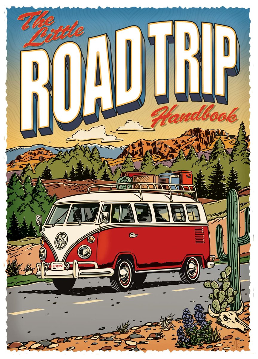 DirIllustration's tweet photo. Summertime is #roadtrip time! Let these Directory of Illustration artists inspire you to hit the open road. 🚐 ☀️ 

In order of appearance:
Chris Labrooy, @debutart
John Kachik
Olga Lee, @mela_mbartists 
The Rusted Pixel, @ciablog

#LeadwithFreedom #freedom #openroad #roadtripart https://t.co/65WxjsimlY