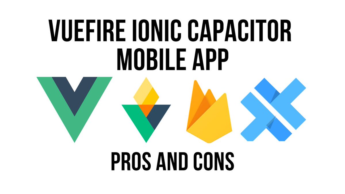 aaronksaunders's tweet image. VueFire Firebase Ionic Capacitor Mobile App - Pros and Cons
youtube.com/watch?v=85Kocn…
#vuejs #ionicframework #vuefire #firebase #mobileapps