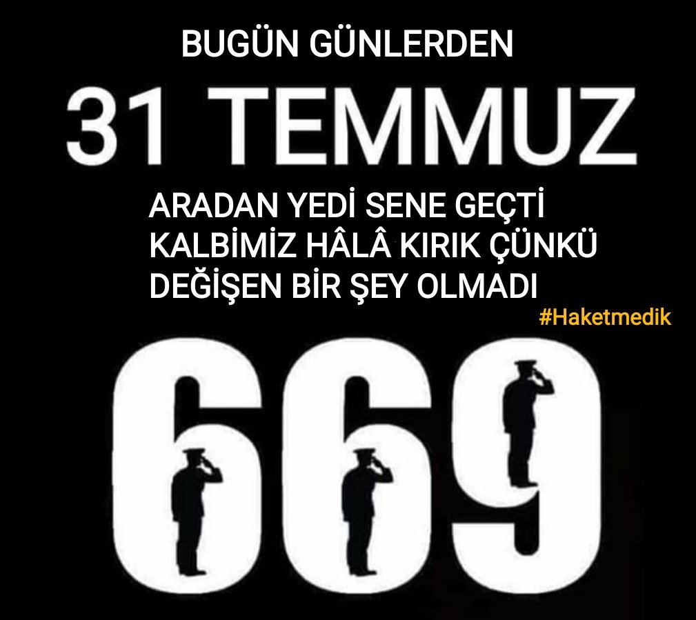 BİZLER ONURLU İNSANLARIZ. BUNU #Haketmedik (@zaferyakn8) on Twitter photo 