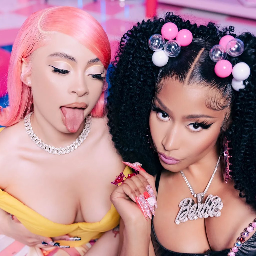 “Barbie World” by Nicki Minaj and Ice Spice rises 2 spots to #7 on Global Spotify with 4.29 million streams.