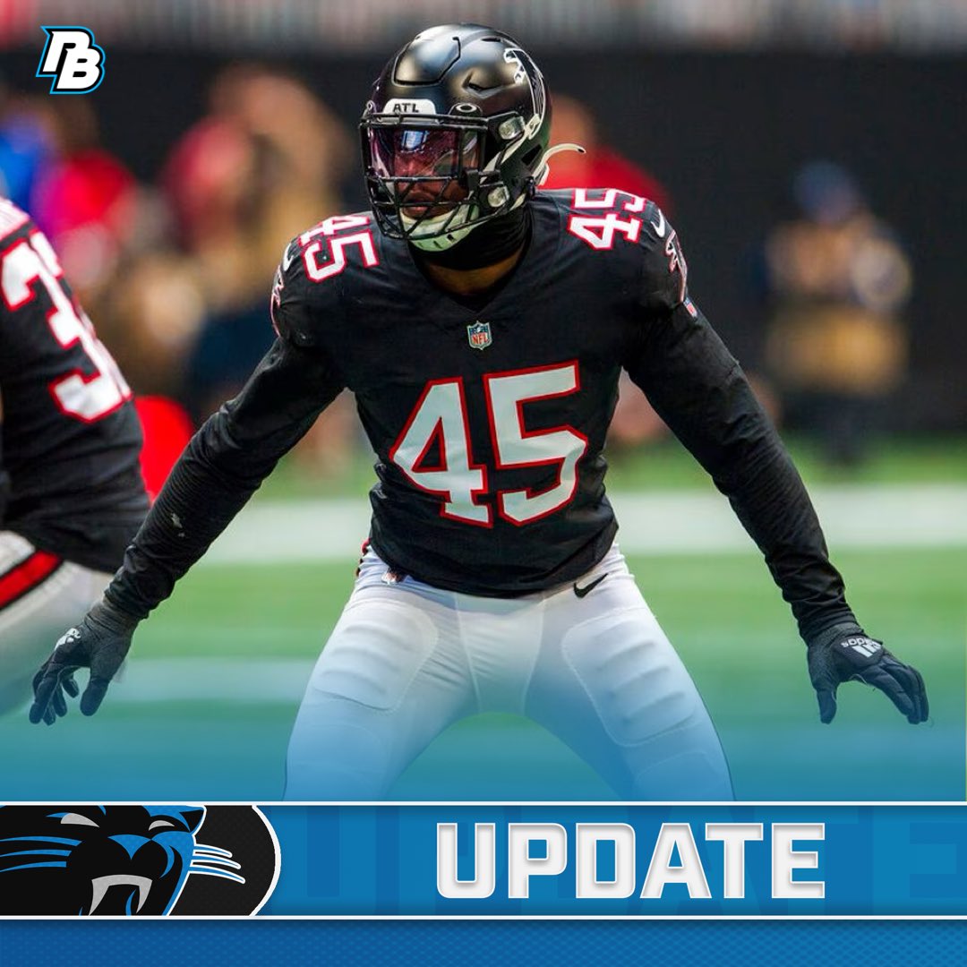 panthersbreakd's tweet photo. The #Panthers are set to workout former #Falcons &amp; #Browns FA LB Deion Jones after practice today, per @RapSheet. #KeepPounding 

Jones was with the #Browns last year after becoming a Pro Bowler with the #Falcons. https://t.co/Rw3HBpC6Jk