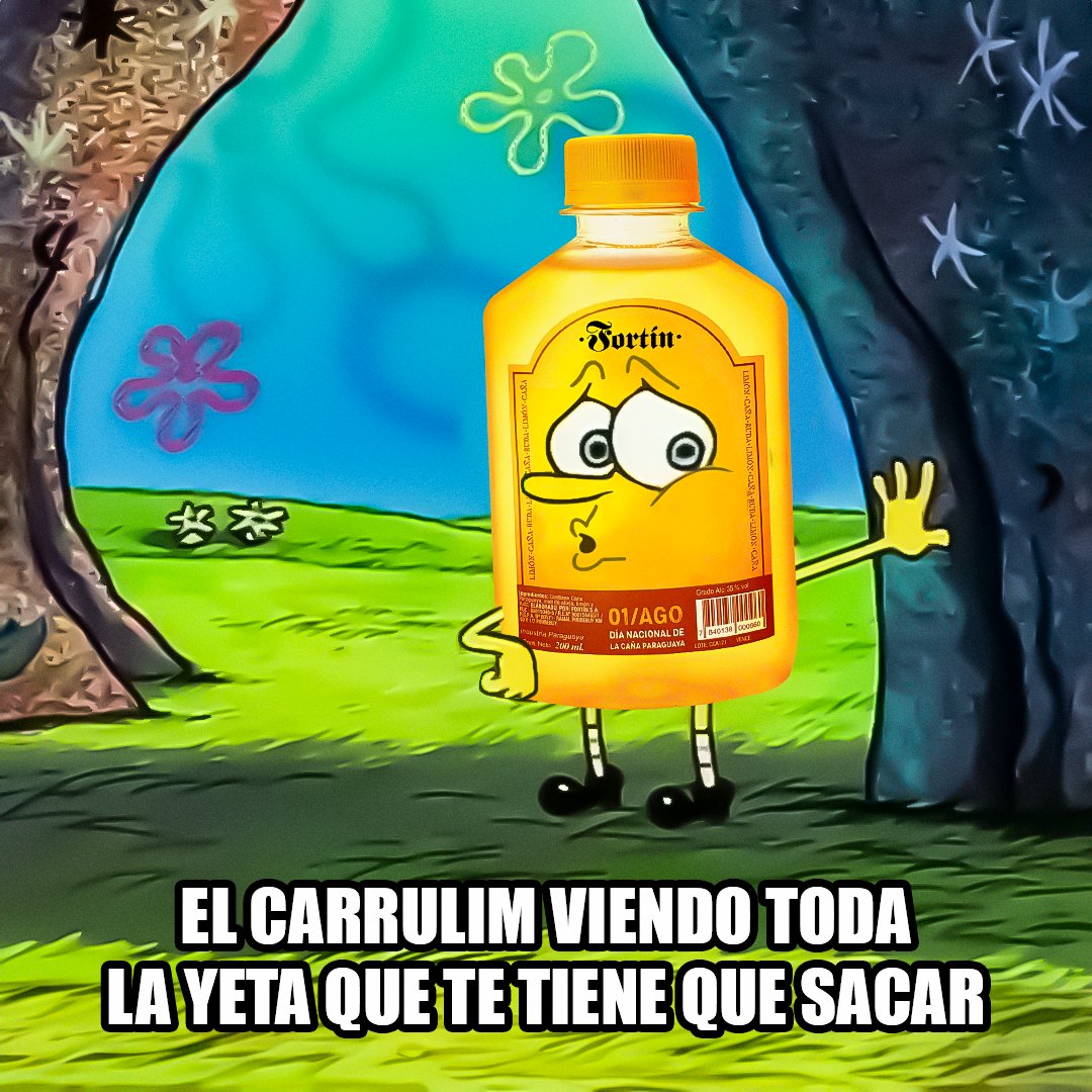 Espantá el tyerakú con Carrulim de Fortín 😉🥃