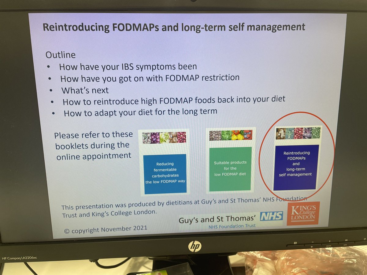 DietitiansUHSx's tweet image. Last week we had one of our virtual group education sessions to teach patients the reintroduction phase to the low FODMAP diet! This is part of a rolling programme to help patients with symptoms of IBS @UHSussex @AHPSussex @bda_gastro