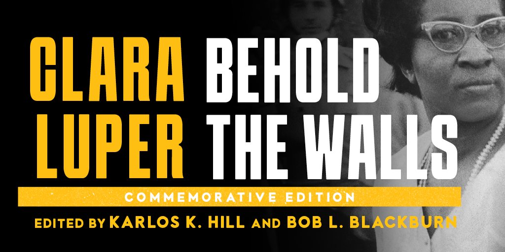 Out Now! "Behold the Walls: Commemorative Edition" by Clara Luper, edited by <a href="/thinking4achang/">Dr. Karlos K. Hill</a> and Bob L. Blackburn. oupress.com/9780806192796/…