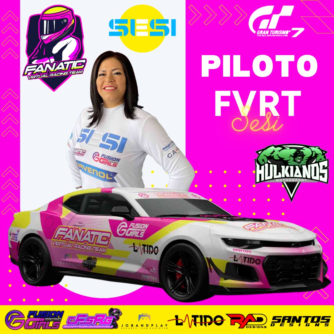 FanaticVirtual's tweet photo. 🛑 Jornada de preq @Hulkianos_M_S #GT7 
Nuestra chica lista para saltar a pista

🔷@SesiChocoj

👥
@Communityfrgirl 
@RacingFusion 
@latidoshop 
@JobAndPlay 
SantosDesing 

🖌️🚘 @RadMad32 

🎮 @thegranturismo 
🎮 @AC_assettocorsa 
🎮 @F1 
🎮 @MotorMatchRC 

#simracing #gaming https://t.co/9Y5JQDjSng