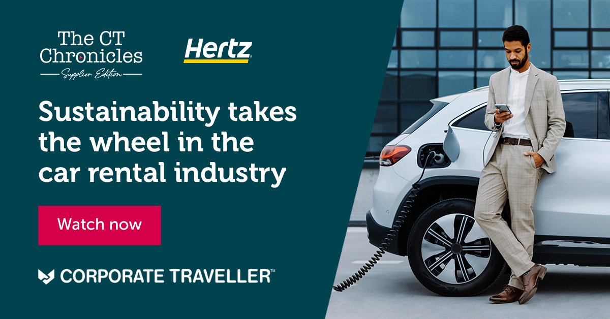 CorpTravellerZA's tweet photo. What would it take for #ElectricVehicles to become a feasible option in SA? Julian Visagie, the CEO of @HertzRentACarSA discusses #Hertz's commitment to #sustainability. Watch the full interview: https://t.co/I13aKEq9Fe

#CTchronicles #CorporateTravellerZA #CarRentalIndustry https://t.co/7RmyQqKEkK